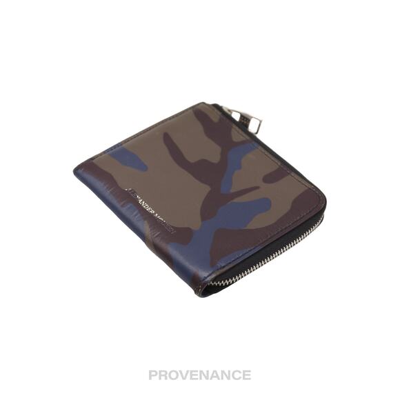 🔴 Alexander McQueen Zip Wallet - Camouflage Leather - Picture 4 of 8